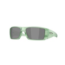 Occhiali da sole Oakley OO9231-2261 Heliostat giada trasparente opaca con Prizm nero