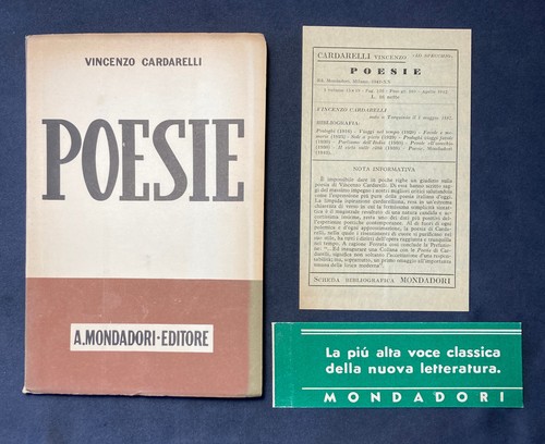 Vincenzo cardarelli poesie - cardarelli,