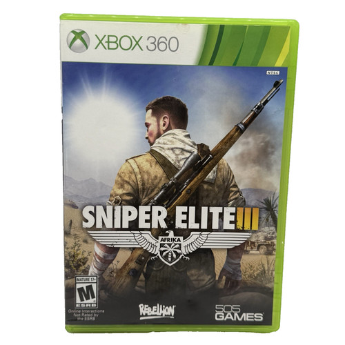 Xbox 360 sniper elite - sniper, iii