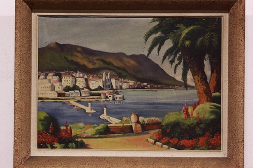 Dipinto olio tela - olio, su