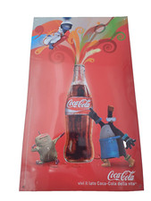 COCA COLA , targa pubblicitaria moderna