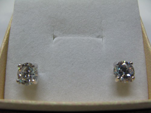 Orecchini con zircone - con,