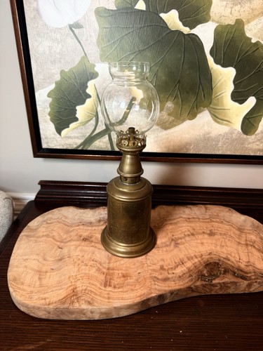 Lampada olio piccione - , metallo