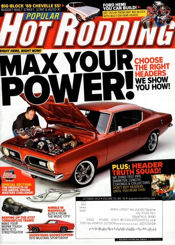 Popular hot rodding october - popular,