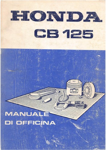 Manuale officina honda cb125 - officina,