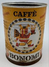 Scatola In Latta Caffè Bonomi