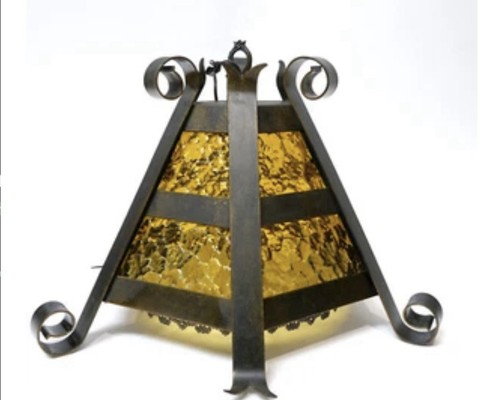 Lampadario piramide esagonale