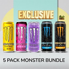 Monster Energy Electric Blue & Orange Dreamsicle confezione da cinque Stati Uniti e Giappone