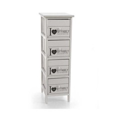 CASSETTIERA IN LEGNO DECORATA