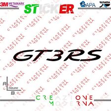 ADESIVO STICKER LOGO GT3 RS PORSCHE MISURE PERSONALIZZATE