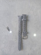 Cinturino di Ricambio, in ecopelle griggio, per Orologio da Polso 