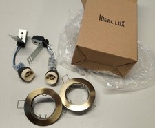 Ideal Lux coppia faretti JAZZ colore ottone brunito GU10