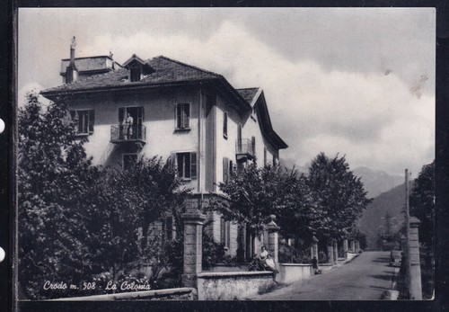 Cartolina crodo colonia - cartolina, la