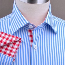 Camicia uomo business a righe