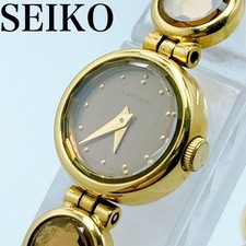 Orologio donna Seiko Lassale quadrante marrone modello quarzo cinturino in me...