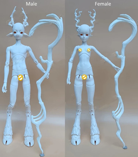 Bambola bjd cervo animale - bambola, 1/4