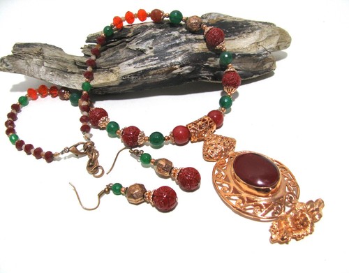 Set gioielli fatti mano - set,