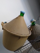 DAMIGIANA DI VETRO 54 LITRI GIARDINO DECORAZIONE ARREDAMENTO OTTIME CONDIZIONI