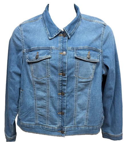 Giacca denim elasticizzato