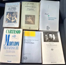 Lotto Sei Libri Di Filosofia. Cartesio Giordano Bruno Artaud Hegel Yates Costa