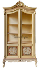 VETRINA   INTARSIATA    BAROCCO   GREZZO  O LUCIDATO IN PRONTA CONSEGNA 