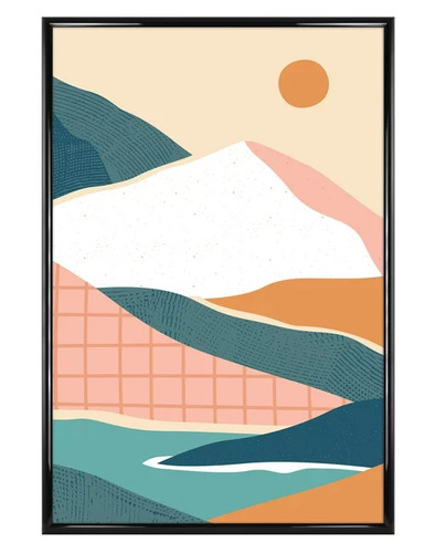 Cornice per poster nera