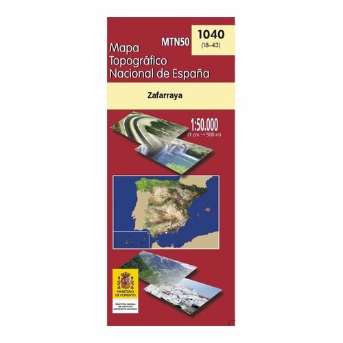 Spain map 1040 zafarraya - spain,