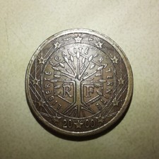 Moneta euro francia 2000 - moneta, 1
