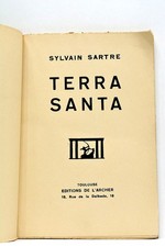 SARTRE TERRA SANTA DÉDICACE