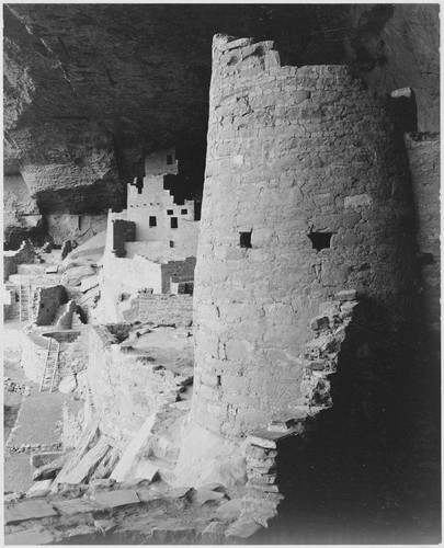 Ansel adams mesa verde - verde, cliff