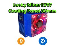 Lucky Miner LV07 & LG07 Cooling Panel 80mm modding/upgrade fino-15°C!!???