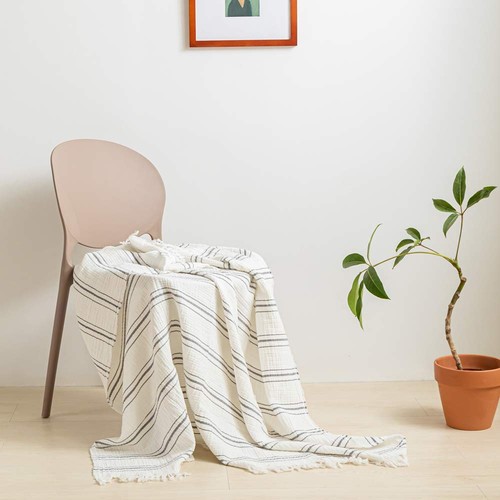 Coperta mussola cotone a - in,