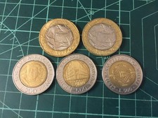 LOTTO 5 MONETE 3 DA 500 LIRE