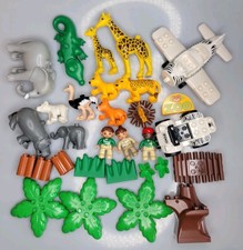 LEGO Duplo Feeding Zoo 5634 Ritirato Difficile da Trovare 28 Pezzi con 3 Minifig