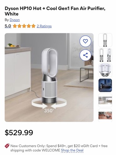 Dyson hp10 hot cool gen1 - dyson,
