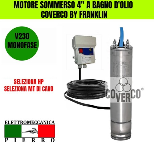 Motore per pompa - per, sommersa