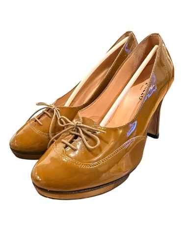 Repetto tacco stringato pelle