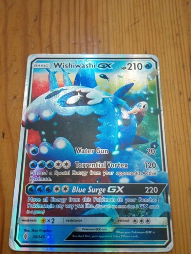 Carta pokemon wishiwashi - carta,