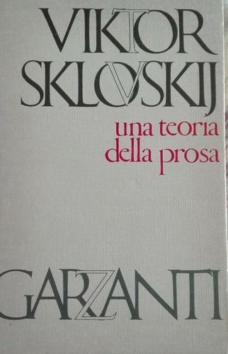 Sklovskij una teoria della - teoria,