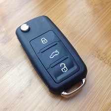 Cover Guscio Chiave COMPATIBILE CON VOLKSWAGEN 3-TASTI PASSAT GOLF POLO kj