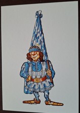 Cartolina Alfiere Contrada