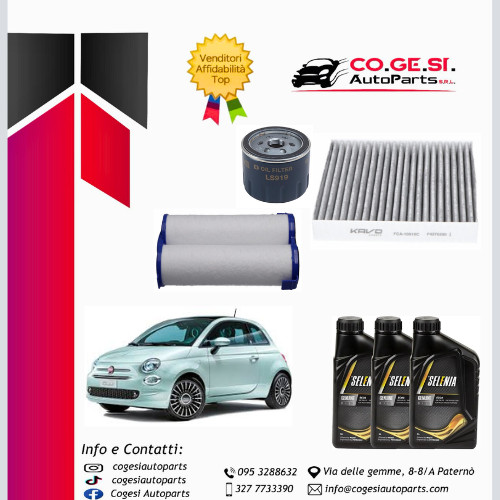 Kit tagliando filtri - filtri, 3l