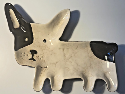 Piatto ceramica cane - , toro