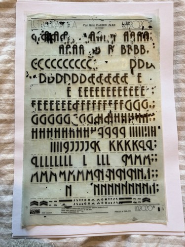 Letraset letragrafica - letraset,
