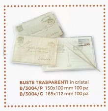 MARINI 100 BUSTE TRASPARENTI BC-150 IN CRISTAL 150x100mm