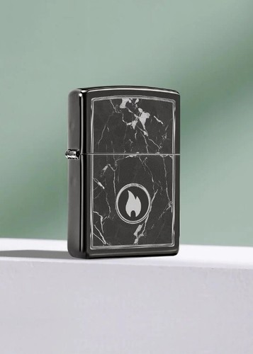 Zippo marble flame design - zippo,