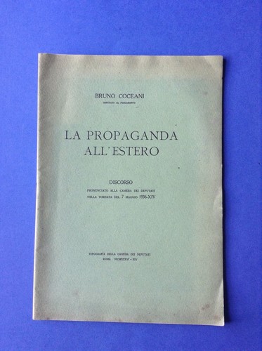 Bruno coceani propaganda - coceani,,
