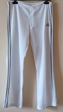 Pantaloni sportivi donna Adidas, originali. Bianchi. Taglia L