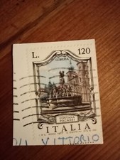 Italia 1977 francobollo serie Fontane d'Italia - Fontana Pacassi a Gorizia