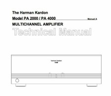 HARMAN KARDON PA 2000, PA